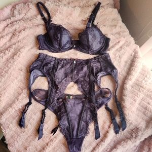 ON HOLD Dita Von Teese NWOT purple lingerie lace